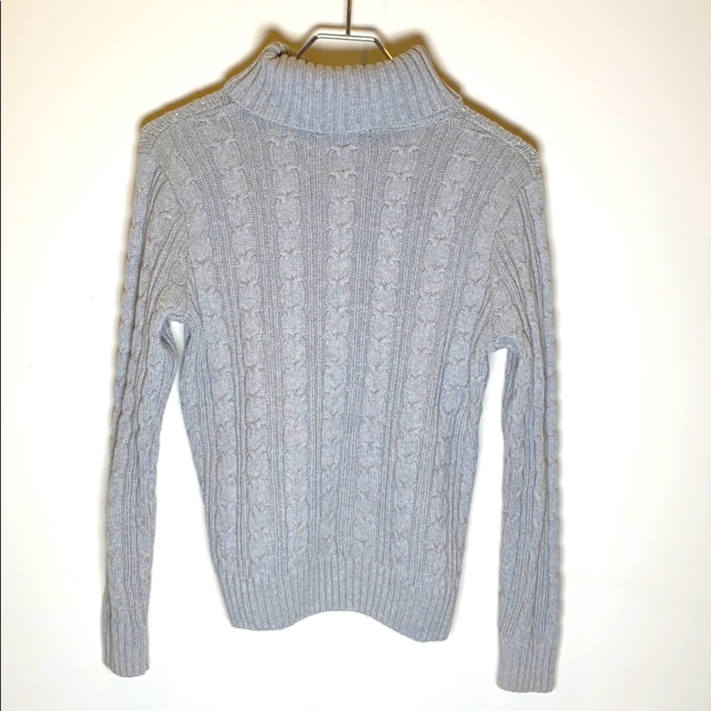 Cableknit Turtleneck Sweaters